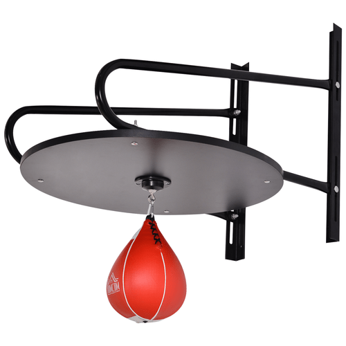 Boxing HOMCOM Wall-mounted Speed Bag Platform Punching Ball Hanging Kit