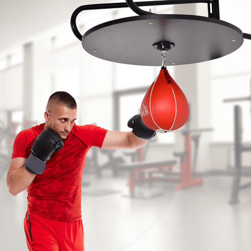 Boxing HOMCOM Wall-mounted Speed Bag Platform Punching Ball Hanging Kit