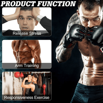 Boxing HOMCOM Wall-mounted Speed Bag Platform Punching Ball Hanging Kit