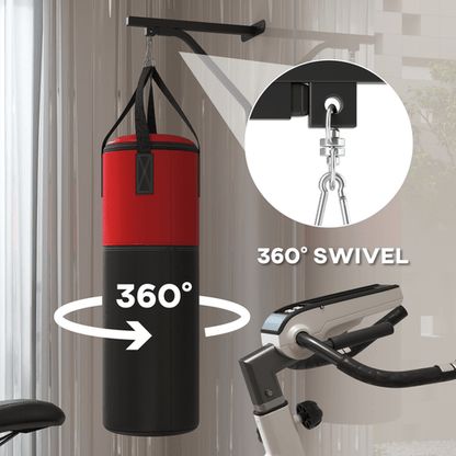 Boxing SPORTNOW Punch Bag with Boxing Gloves and Wall Bracket