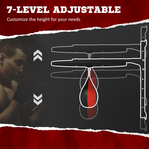 Boxing SPORTNOW Speed Bag Platform for Wall Mount Punching Bag Training