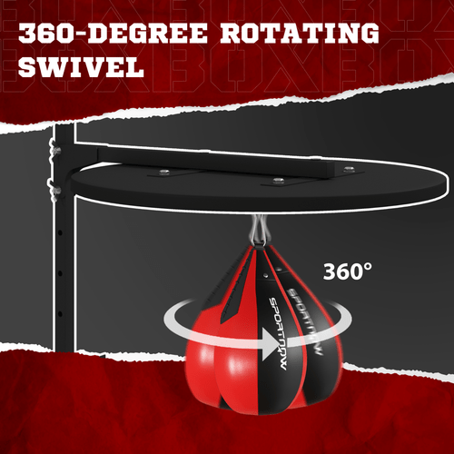 Boxing SPORTNOW Speed Bag Platform for Wall Mount Punching Bag Training
