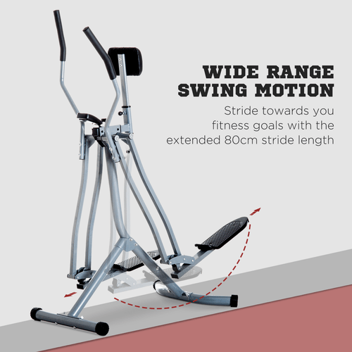 Air Walker Glider Cross Trainer with LCD for Home Gym by HOMCOM - Fitness Max