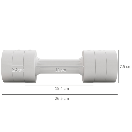 Adjustable Dumbbells Set: Fast Adjust, Compact, 2.5kg x 2 - Fitness Max