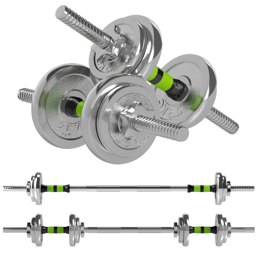 Dumbbell SPORTNOW 20kg 2-in-1 Adjustable Dumbbells Set