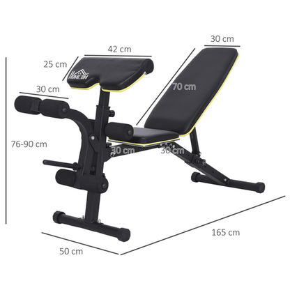 Workout Bench Versatile Sit Up Dumbbell Bench with Adjustable Height