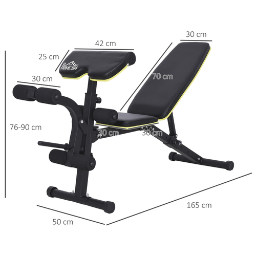 Workout Bench Versatile Sit Up Dumbbell Bench with Adjustable Height
