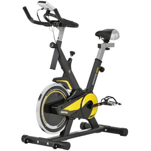 HOMCOM Exercise Bike with 10KG Flywheel, Adjustable Resistance, LCD Display - Fitness Max
