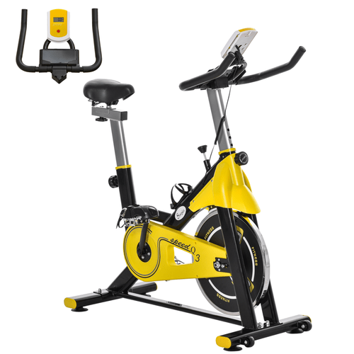 Top Home Exercise Bike with Adjustable Resistance and LCD Display - Fitness Max