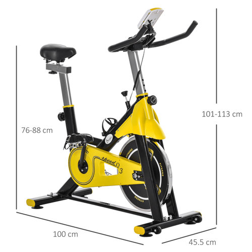 Top Home Exercise Bike with Adjustable Resistance and LCD Display - Fitness Max