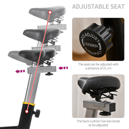 Top Home Exercise Bike with Adjustable Resistance and LCD Display - Fitness Max