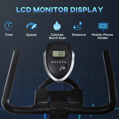 Ultimate Indoor Cycling Bike with LCD Display for Home Fitness. - Fitness Max