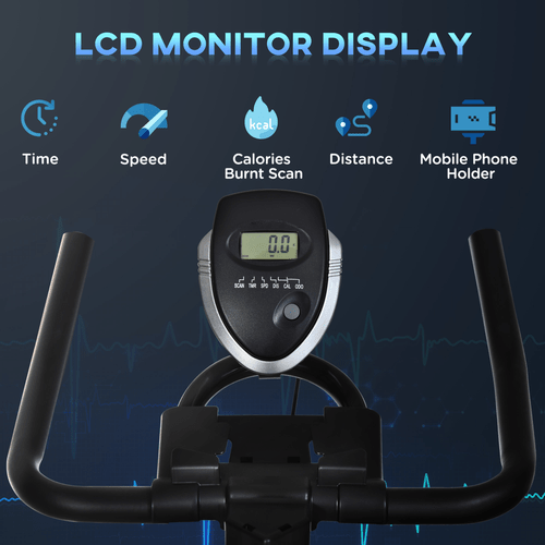 Ultimate Indoor Cycling Bike with LCD Display for Home Fitness. - Fitness Max