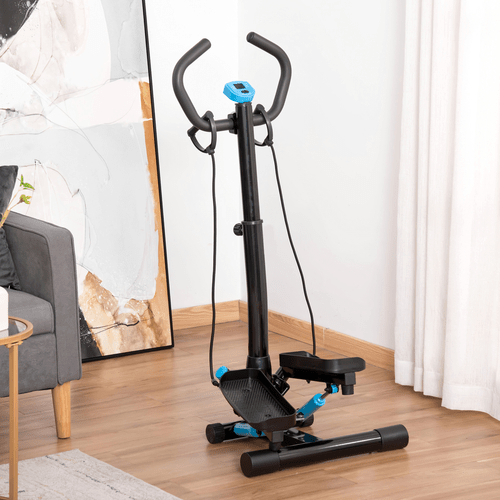 HOMCOM Twist Stepper Machine for Home Aerobic Exercise - Fitness Max
