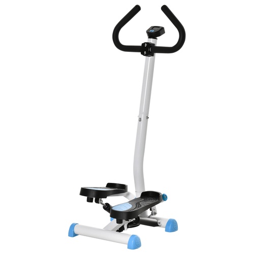 Twister Stepper Adjustable Step Machine with LCD Screen, Blue HOMCOM - Fitness Max