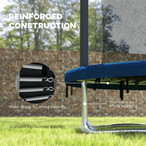 6ft Outdoor Trampoline with Safety Net for Sports Now - Fitness Max