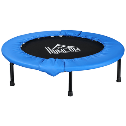 Foldable Mini Fitness Trampoline, Blue HOMCOM - Fitness Max