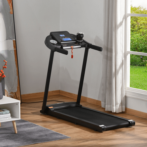 1.5HP Electric Motorised Treadmill with LED Display by HOMCOM - Fitness Max