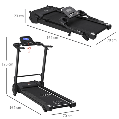 2.5HP Motorised Treadmill with MP3 & USB Player, 5 Preset Programs - Fitness Max