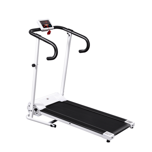 Foldable Treadmill for Home Running Fitness with Safety Stopper by HOMCOM - Fitness Max