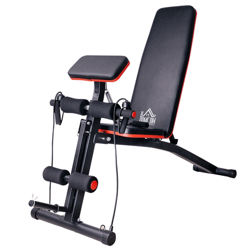 Foldable Dumbbell Bench for Weight Training with 7 Adjustable Incline Positions - Fitness Max