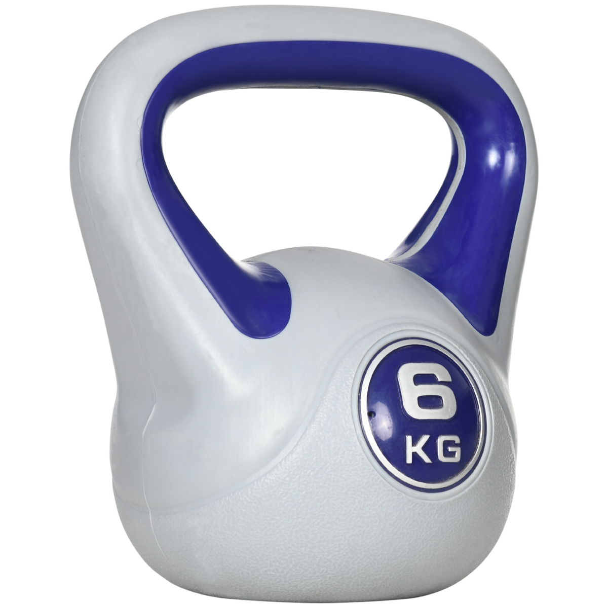 SPORTNOW 6kg Kettlebell - Purple & Grey