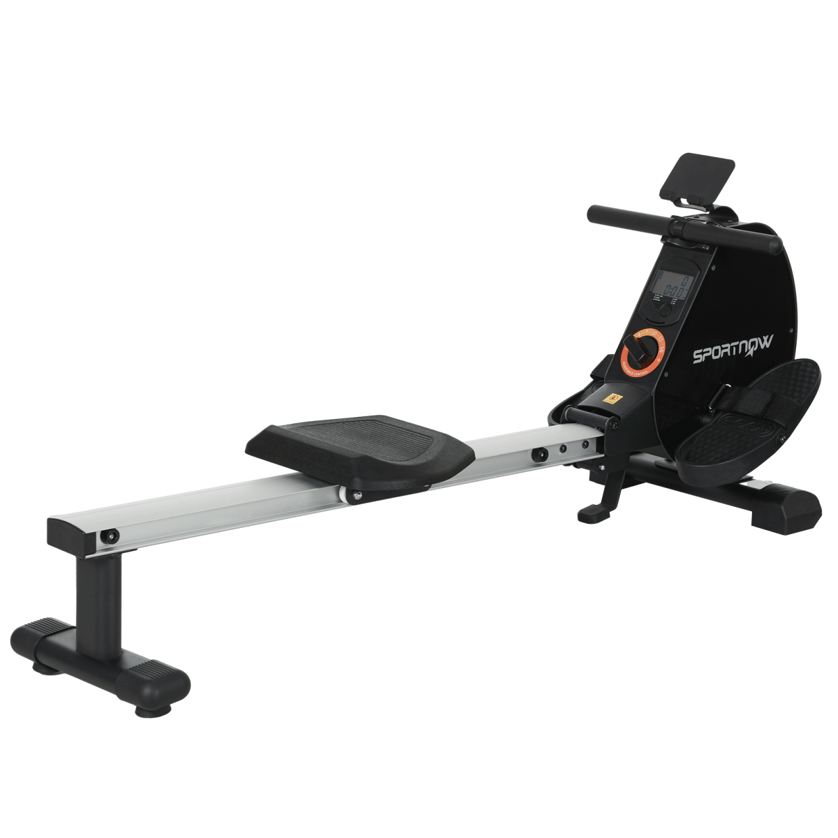 Rowing Machine SPORTNOW Folding Magnetic Rowing Machine - 16 Resistance Levels