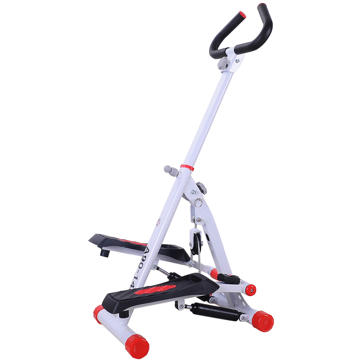 Compact Adjustable Stepper with LCD & Handlebar