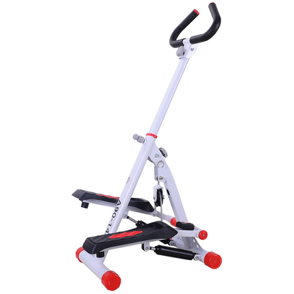 Compact Adjustable Stepper with LCD & Handlebar