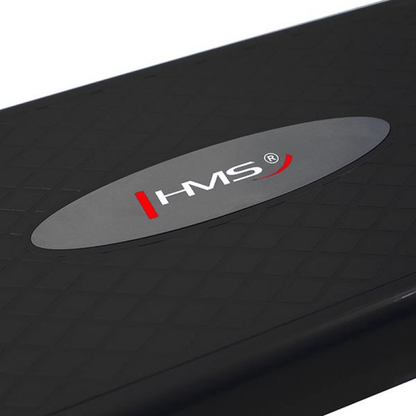 Adjustable HMS AS003 Aerobic Step: Durable, Lightweight Black/Gray/Red - Fitness Max