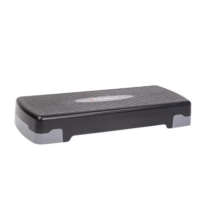 Adjustable HMS AS003 Aerobic Step: Durable, Lightweight Black/Gray/Red - Fitness Max
