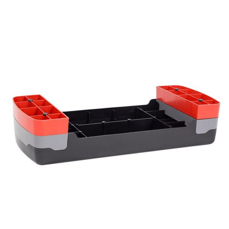 Adjustable HMS AS003 Aerobic Step: Durable, Lightweight Black/Gray/Red - Fitness Max