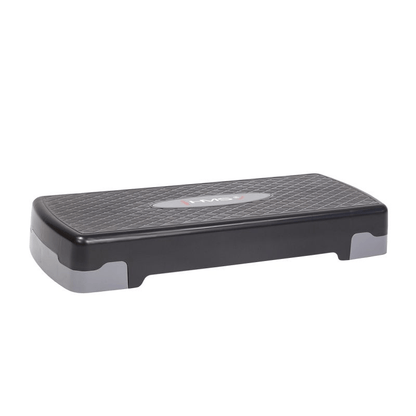 Adjustable HMS AS003 Aerobic Step: Durable, Lightweight Black/Gray/Red - Fitness Max
