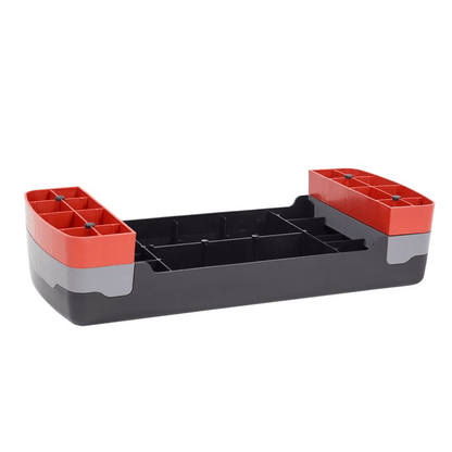 Adjustable HMS AS003 Aerobic Step: Durable, Lightweight Black/Gray/Red - Fitness Max