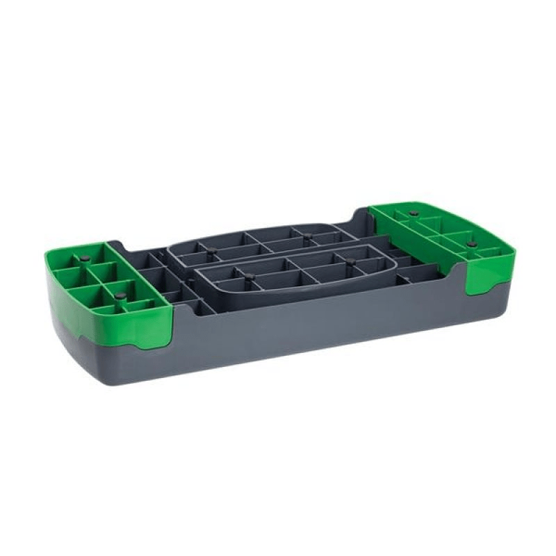 HMS AS003 Adjustable Aerobic Stepper in Green/Gray for Fitness & Cardio. - Fitness Max