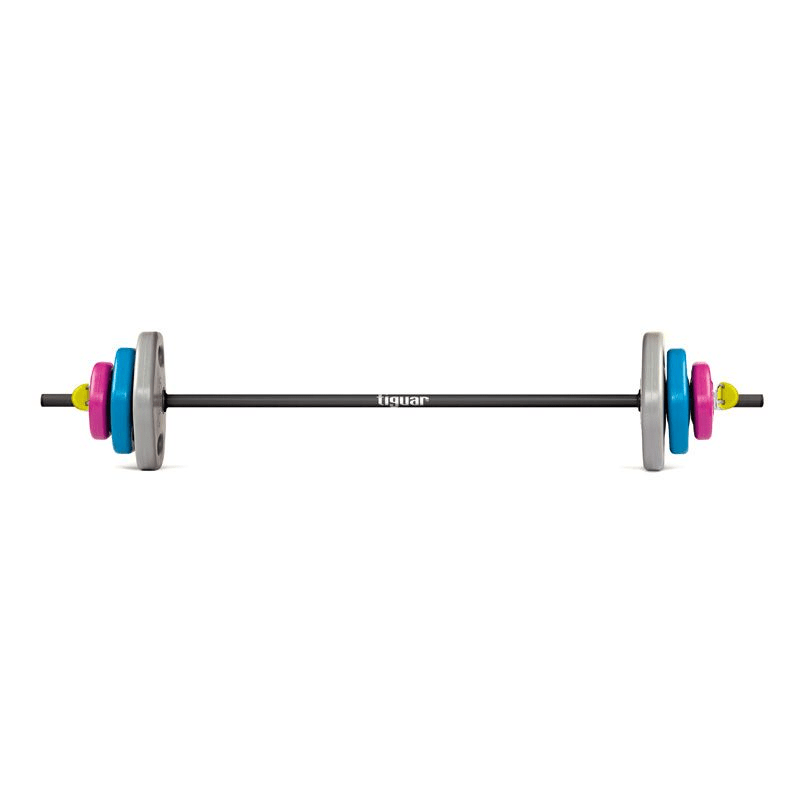 Tiguar Power Gym Barbell TI-PG004 for Group Training, Muscle Building, Fat Burning - Fitness Max