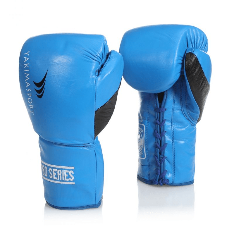 Yakima Sport Wolf L 10 oz Boxing Gloves: Pro Series, Blue - Fitness Max