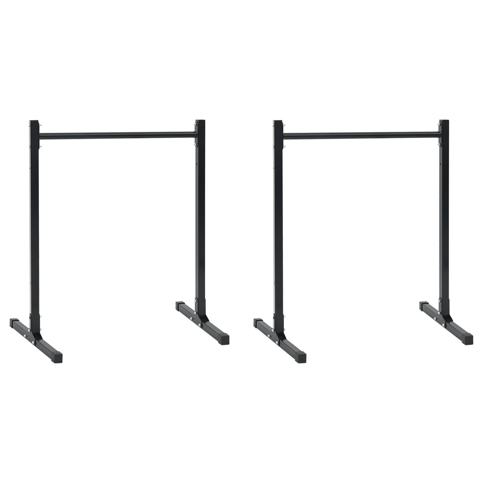 Dip station vidaXL 2 Adjustable Dip Stations, Height 88.5-98.5 cm, Durable Steel,