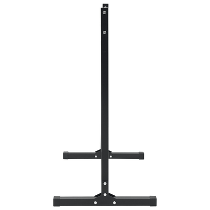 Dip station vidaXL 2 Adjustable Dip Stations, Height 88.5-98.5 cm, Durable Steel,
