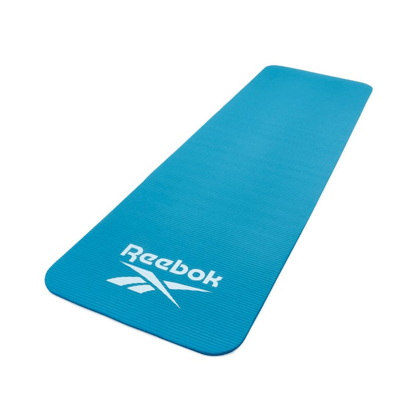 Reebok 10mm RAMT-11015BL Blue Non-Slip Mat: Durable Comfort - Fitness Max