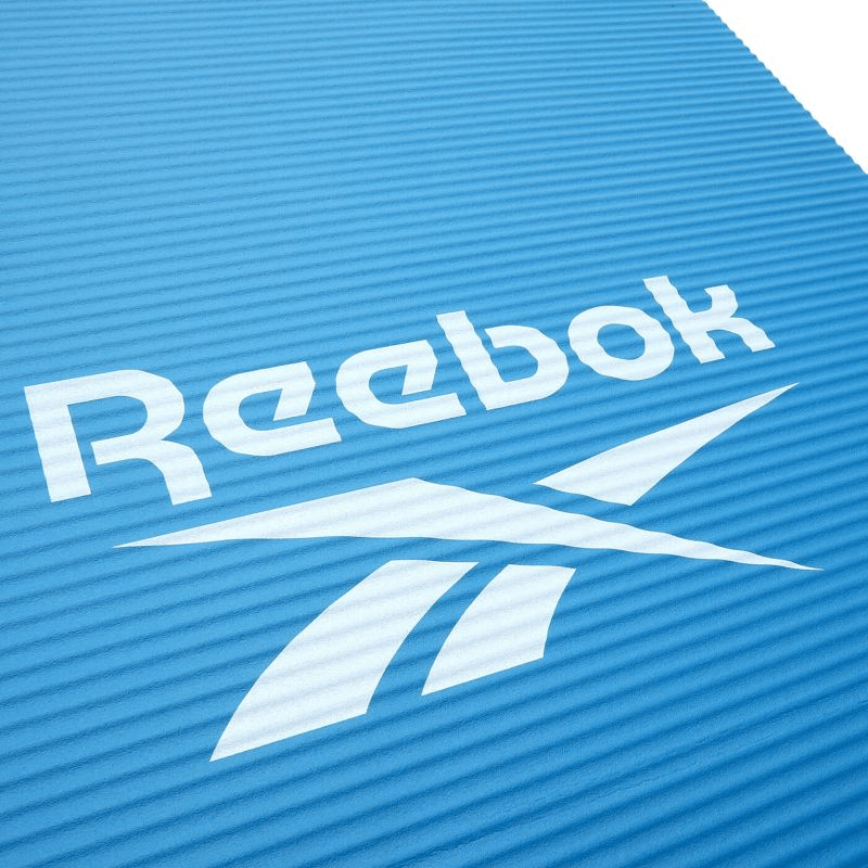 Reebok 10mm RAMT-11015BL Blue Non-Slip Mat: Durable Comfort - Fitness Max