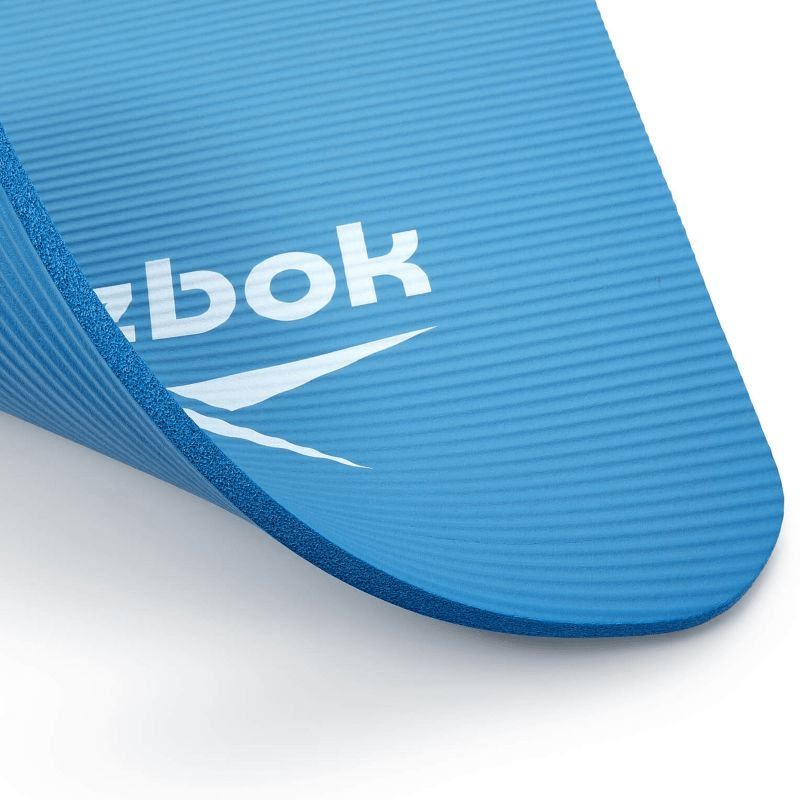 Reebok 10mm RAMT-11015BL Blue Non-Slip Mat: Durable Comfort - Fitness Max