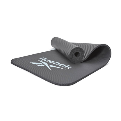 Reebok 10mm Thick Exercise Mat for Yoga with Carrying Strap - Fitness Max