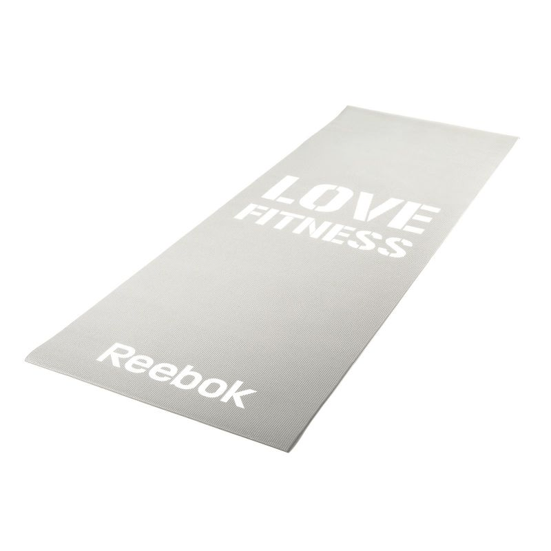 Reebok Durable Non-Slip Yoga Pilates Exercise Mat RAMT-11024GRL - Fitness Max