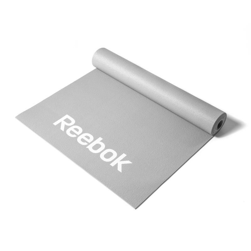 Reebok Durable Non-Slip Yoga Pilates Exercise Mat RAMT-11024GRL - Fitness Max