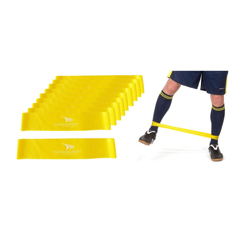 Yakimasport Yellow Rubber Band for Low-Resistance Fitness Training - Fitness Max