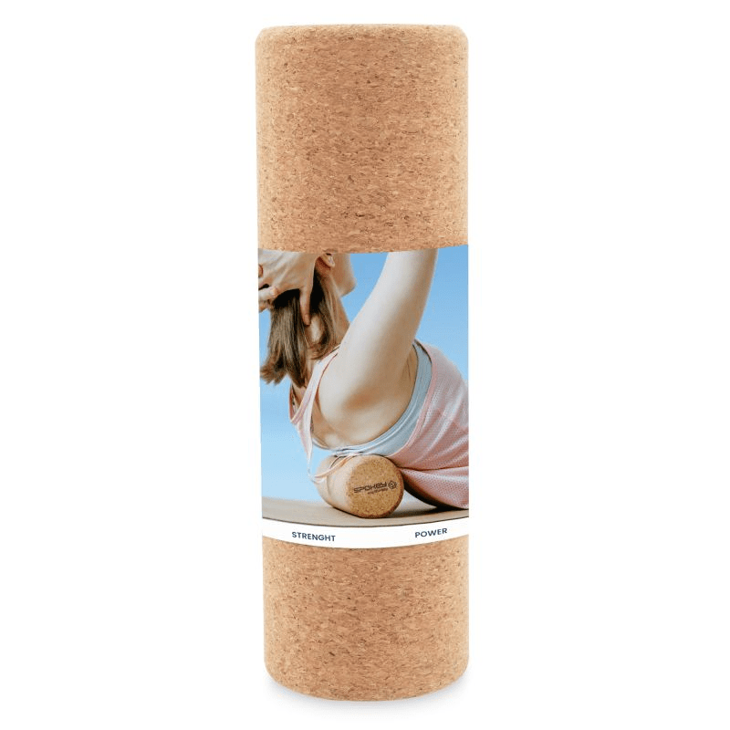 Spokey Tausa Cork Roller for Eco-Friendly Muscle Relaxation - Fitness Max