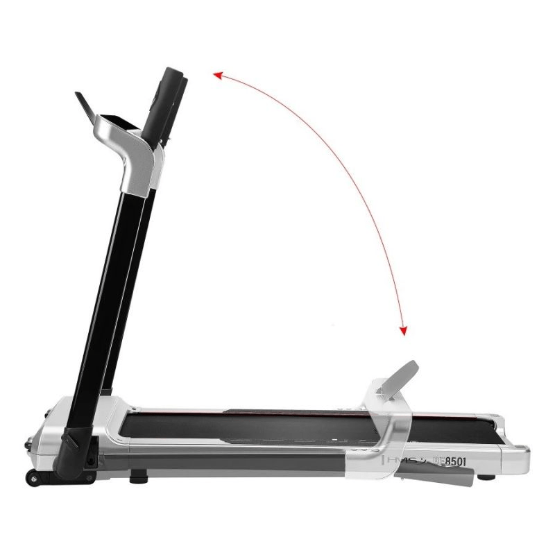 Foldable Electric Treadmill with Bluetooth, 15 Programs, 12 km/h Speed - Fitness Max