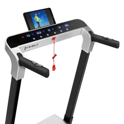 Foldable Electric Treadmill with Bluetooth, 15 Programs, 12 km/h Speed - Fitness Max