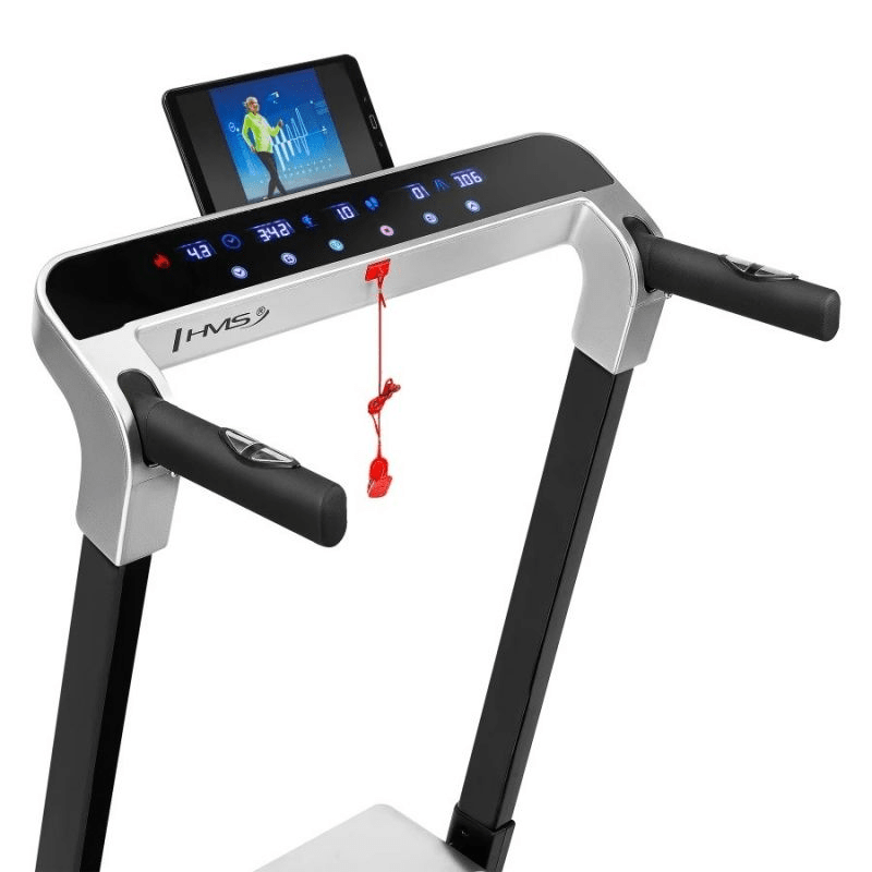 Foldable Electric Treadmill with Bluetooth, 15 Programs, 12 km/h Speed - Fitness Max